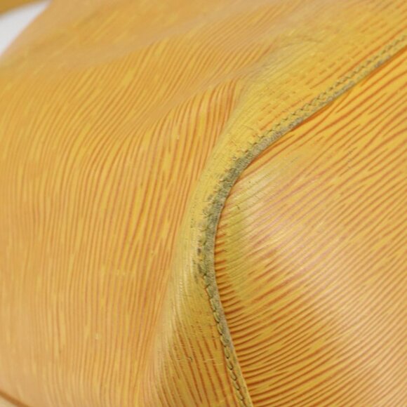 Authentic LOUIS VUITTON Epi Petit Noe Shoulder Bag Yellow M44109 LV - Picture 6 of 16